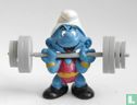 Weightlifter Smurf    - Image 1