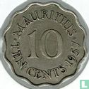 Mauritius 10 cent 1957 - Afbeelding 1