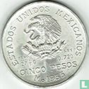 Mexico 5 pesos 1953 "200th anniversary Birth of Miguel Hidalgo y Costilla" - Image 1