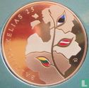 Litauen 25 Litai 2014 (Coincard - PROOFLIKE) "25th anniversary of the Baltic Way" - Bild 3