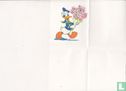Donald Duck met bloemstuk  - Afbeelding 2