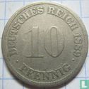 Duitse Rijk 10 pfennig 1889 (G)