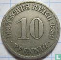 Empire allemand 10 pfennig 1889 (A) - Image 1