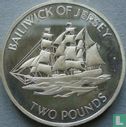Jersey 2 pounds 1972 (PROOF) "25th Wedding anniversary of Queen Elizabeth II and Prince Philip" - Afbeelding 2
