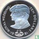 Bahamas 10 dollars 1981 (PROOF) "Royal Wedding of Prince Charles and Lady Diana" - Image 1
