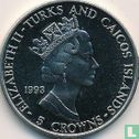 Turks and Caicos Islands 5 crowns 1993 "1994 Winter Olympics - Figure skating" - Image 1