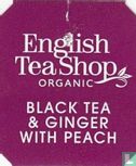 English Tea Shop  Organic Black Tea & Ginger with Peach / Brew 3-4 mins   - Afbeelding 1