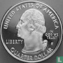 United States ¼ dollar 2007 (PROOF - copper-nickel clad copper) "Utah" - Image 2