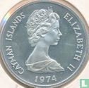 Cayman Islands 1 dollar 1974 (PROOF) - Image 1