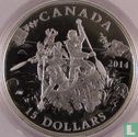 Canada 15 dollars 2014 (PROOF) "Exploring Canada - Voyageurs" - Image 1
