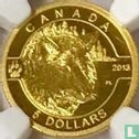 Canada 5 dollars 2013 (PROOF) "Wolf" - Afbeelding 1