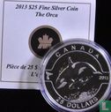 Kanada 25 Dollar 2013 (PP) "Orca" - Bild 3