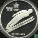 Canada 20 dollars 1987 (BE) "1988 Winter Olympics in Calgary - Ski jumping" - Image 2