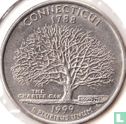Verenigde Staten ¼ dollar 1999 (P) "Connecticut" - Afbeelding 1
