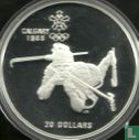 Canada 20 dollars 1986 (PROOF) "1988 Winter Olympics in Calgary - Biathlon" - Afbeelding 2