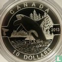 Canada 10 dollars 2013 (PROOF - kleurloos) "Orca" - Afbeelding 1