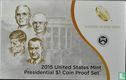United States mint set 2015 (PROOF) "Presidential Dollars" - Image 3