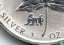 Canada 5 dollars 1998 (zilver - met tiger privy merk) - Afbeelding 3