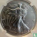 United States 1 dollar 2011 (colourless) "Silver Eagle" - Image 1