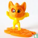 Katze mit orange Maske - Bild 1