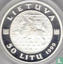 Litouwen 50 litu 1999 (PROOF) "Kestutis - Grand Duke of Lithuania" - Afbeelding 1
