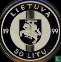 Litouwen 50 litu 1999 (PROOF) "10th Anniversary of the Baltic Way" - Afbeelding 1