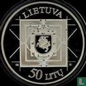 Litouwen 50 litu 2000 (PROOF) "350th Anniversary of the publication The Great Art of Artillery by Kazimieras Semenavicius" - Afbeelding 2