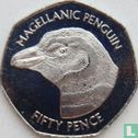 Falklandinseln 50 Pence 2018 (ungefärbte) "Magellanic penguin" - Bild 2