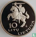 Litouwen 10 litu 1995 (PROOF) "5th World Lithuanians Sport Games" - Afbeelding 2