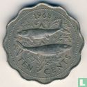 Bahama's 10 cents 1968 - Afbeelding 1