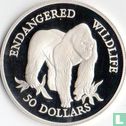 Îles Cook 50 dollars 1992 (BE) "Gorilla" - Image 2
