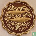 Bahamas 10 cents 1974 (PROOF) - Image 2