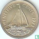 Bahama's 25 cents 1973 - Afbeelding 1