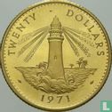Bahamas 20 dollars 1971 - Image 1