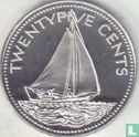Bahamas 25 cents 1974 - Image 2