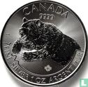 Canada 5 dollars 2019 (non coloré) "Grizzly bear" - Image 2