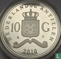 Nederlandse Antillen 10 gulden 2010 (PROOF) "Farewell to the Netherlands Antilles" - Afbeelding 1