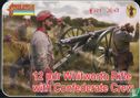 12 pdr Whitworth Rifle with Confederate Crew - Bild 1