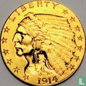 Vereinigte Staaten 2½ Dollar 1914 (D) - Bild 1