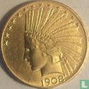 Verenigde Staten 10 dollars 1908 (met IN GOD WE TRUST - D) - Afbeelding 1