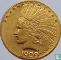 États-Unis 10 dollars 1909 (sans lettre) - Image 1