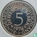 Germany 5 mark 1974 (PROOF - J) - Image 1