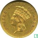 United States 3 dollars 1855 (without S) - Image 2
