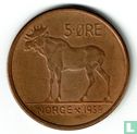Norvège 5 øre 1958 - Image 1