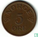 Norwegen 5 Øre 1953 - Bild 2