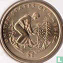 États-Unis 1 dollar 2009 (P) "Native American - Planting corn" - Image 2