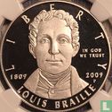 United States 1 dollar 2009 (PROOF) "Bicentenary Birth of Louis Braille" - Image 1