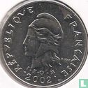 Französisch-Polynesien 10 Franc 2002 (mit Münzzeichen) - Bild 1