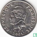 Polynésie française 50 francs 2001 - Image 1