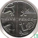 United Kingdom 5 pence 2012 - Image 2